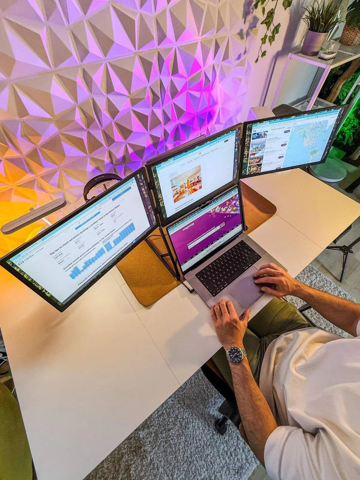 Triple Screen Monitor