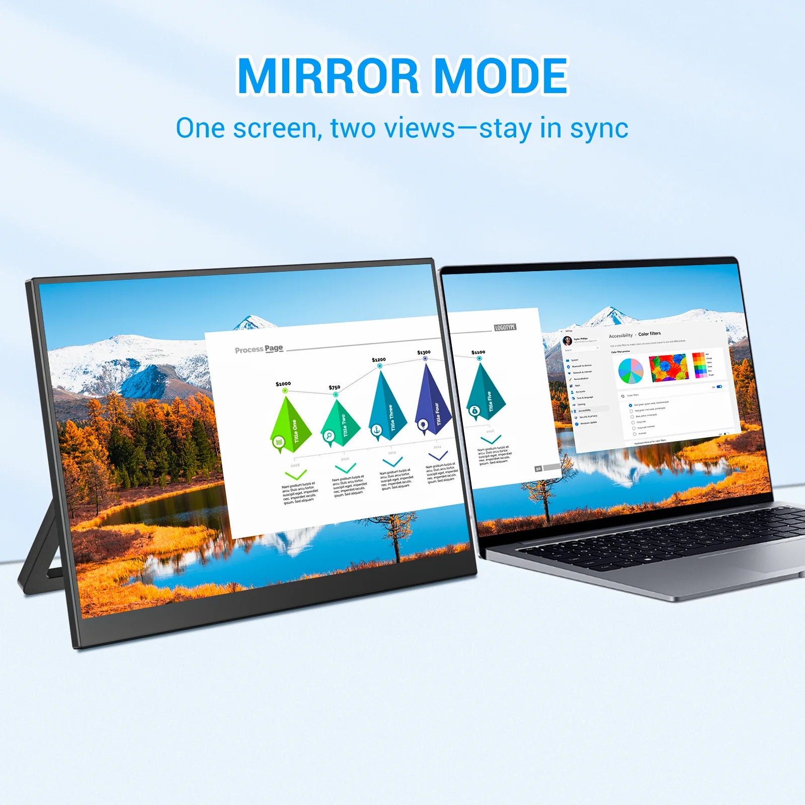 Single-Screen Portable Monitor